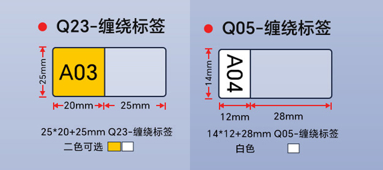 缠绕式覆膜标签‌