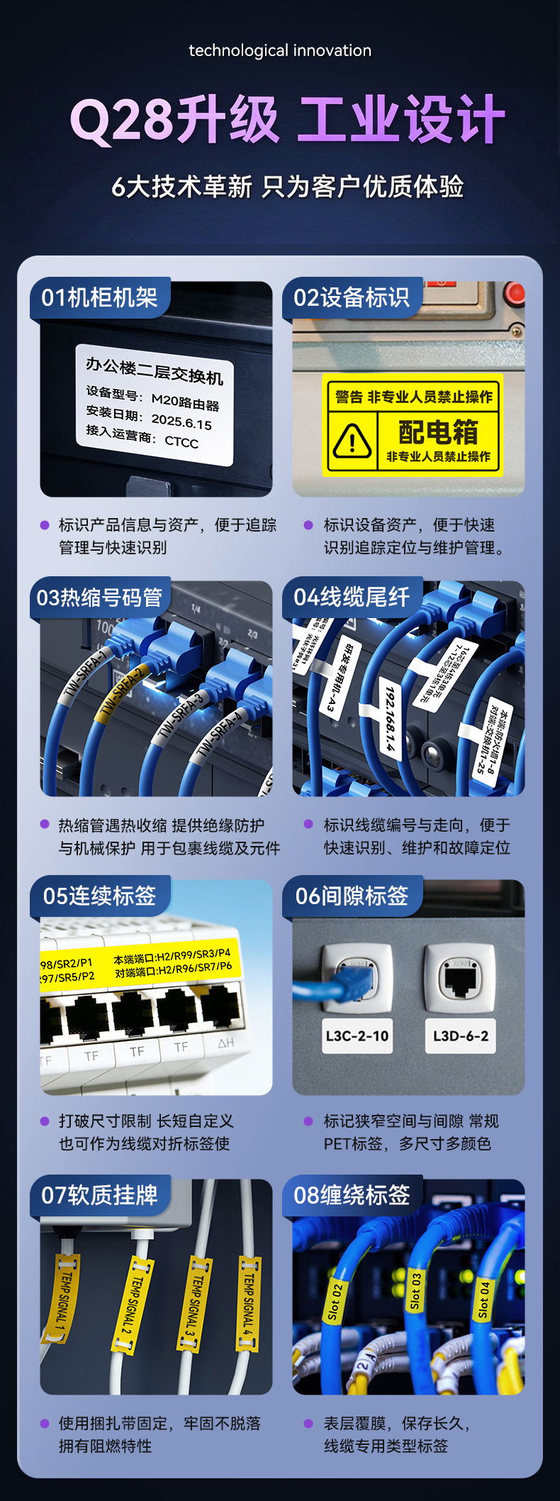 贴博士Q28工业级热转印标签打印机 