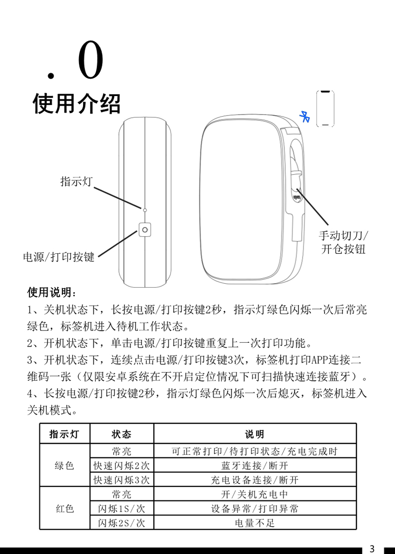 贴博士A16标签打印机用户手册