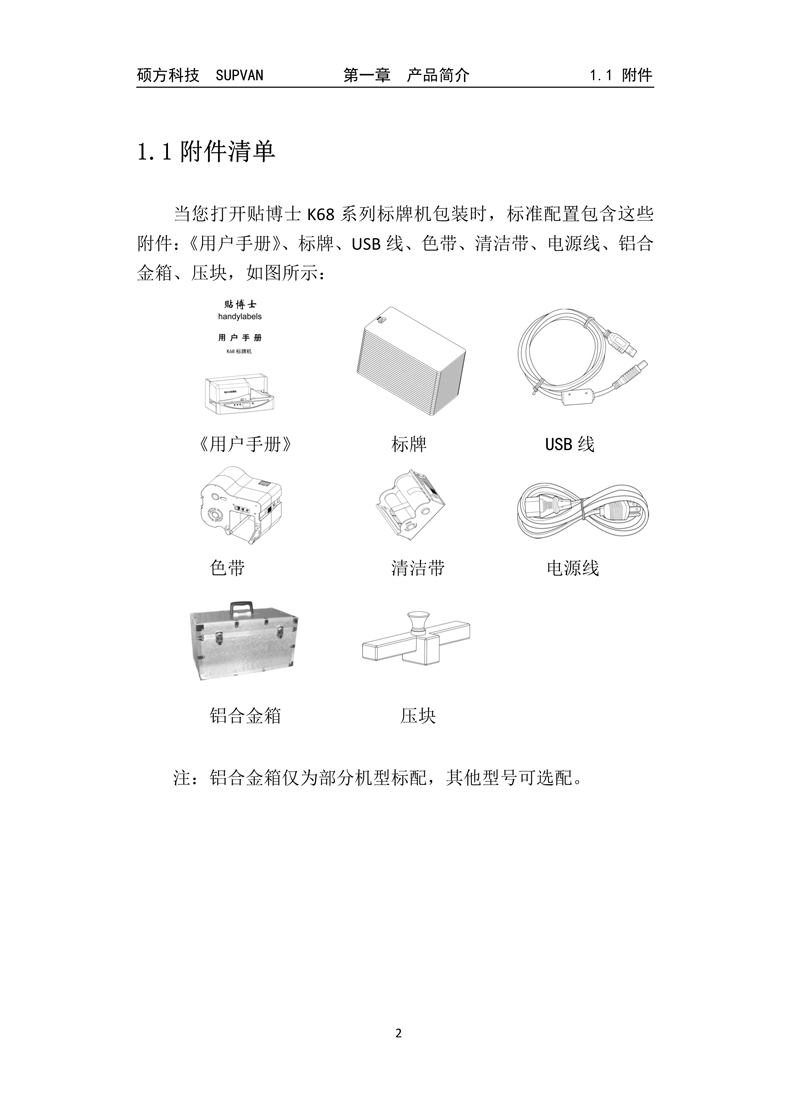 贴博士K68标牌机说明书