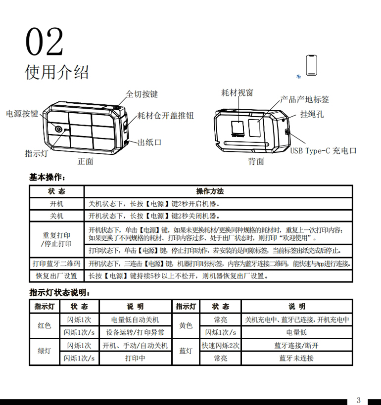 贴博士Q18标签打印机用户手册