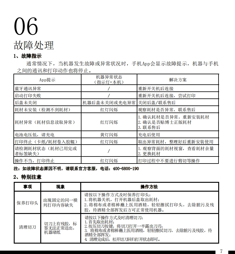 贴博士Q18标签打印机用户手册
