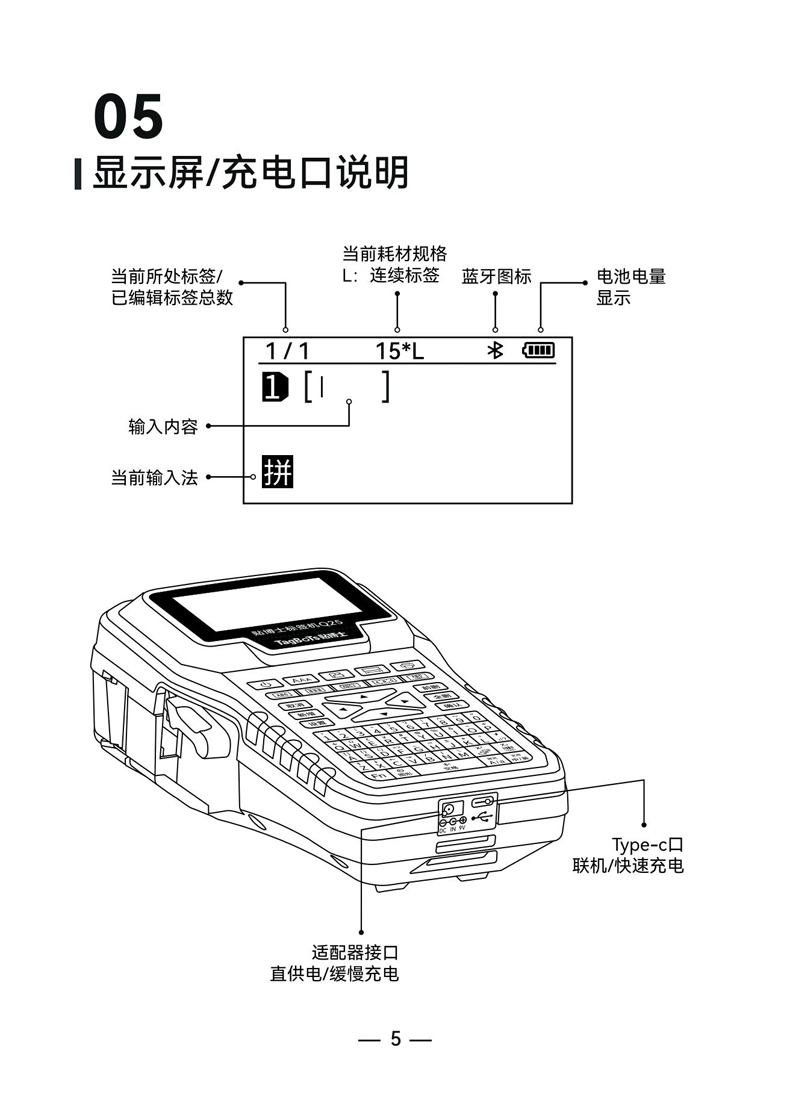 贴博士Q25标签打印机用户手册