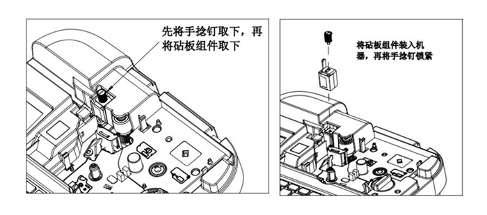 贴博士线号机半切刀组件更换指南 贴博士线号机半切刀组件更换指南
